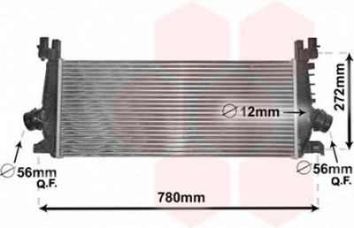 VAN WEZEL 37004648 -  Интеркулер